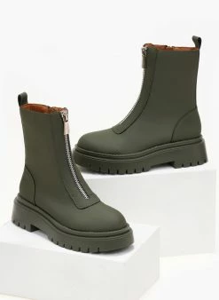 Το φθηνότερο ✨ The Fashion Project Μποτάκια με μεταλλικό φερμουάρ - Λαδί 👏 13 Το φθηνότερο ✨ The Fashion Project Μποτάκια με μεταλλικό φερμουάρ - Λαδί 👏 -Μποτάκια Κατάστημα mpotakia me metalliko fermouar 105827 drd7