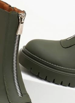 Το φθηνότερο ✨ The Fashion Project Μποτάκια με μεταλλικό φερμουάρ - Λαδί 👏 11 Το φθηνότερο ✨ The Fashion Project Μποτάκια με μεταλλικό φερμουάρ - Λαδί 👏 -Μποτάκια Κατάστημα mpotakia me metalliko fermouar 105827 x6ae