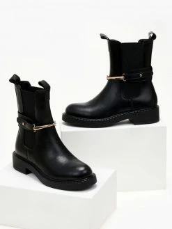 Πολύ καλή προσφορά 🔔 The Fashion Project Μποτάκια Chelsea με μεταλλικό στοιχείο - Μαύρο ❤️ 12 Πολύ καλή προσφορά 🔔 The Fashion Project Μποτάκια Chelsea με μεταλλικό στοιχείο - Μαύρο ❤️ -Μποτάκια Κατάστημα mpotakia me metalliko stoixeio 105501 0ji4