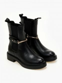 Πολύ καλή προσφορά 🔔 The Fashion Project Μποτάκια Chelsea με μεταλλικό στοιχείο - Μαύρο ❤️ 10 Πολύ καλή προσφορά 🔔 The Fashion Project Μποτάκια Chelsea με μεταλλικό στοιχείο - Μαύρο ❤️ -Μποτάκια Κατάστημα mpotakia me metalliko stoixeio 105501 ff13