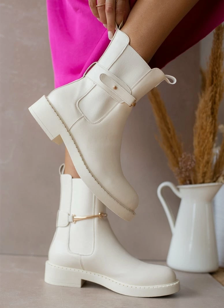 Προώθηση 😍 The Fashion Project Μποτάκια Chelsea με μεταλλικό στοιχείο - Μπεζ 🥰 9 Προώθηση 😍 The Fashion Project Μποτάκια Chelsea με μεταλλικό στοιχείο - Μπεζ 🥰 - Image 7