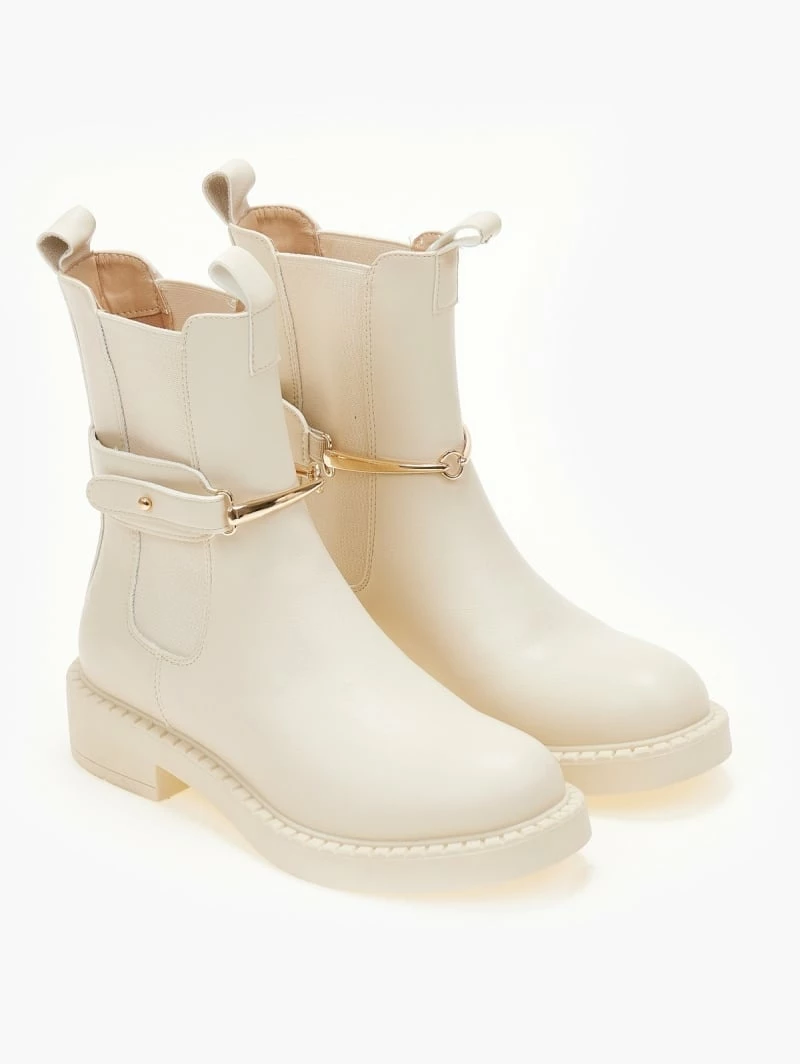 Προώθηση 😍 The Fashion Project Μποτάκια Chelsea με μεταλλικό στοιχείο - Μπεζ 🥰 8 Προώθηση 😍 The Fashion Project Μποτάκια Chelsea με μεταλλικό στοιχείο - Μπεζ 🥰 - Image 6