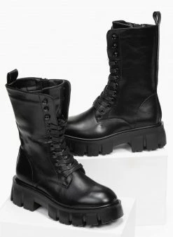 Κουπόνι ✔️ The Fashion Project Αρβυλάκια δίπατα - Μαύρο 🎁 -Μποτάκια Κατάστημα mpotakia me psili sola me sxedio 95255 4j75