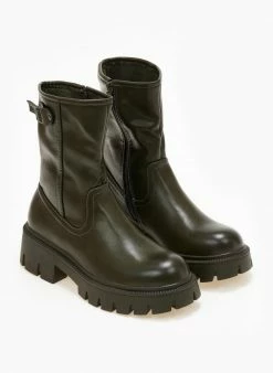 ΧΟΝΔΡΙΚΟ ΕΜΠΟΡΙΟ 😀 The Fashion Project Μποτάκια Biker με ψηλή τρακτερωτή σόλα - Λαδί 👍 11 ΧΟΝΔΡΙΚΟ ΕΜΠΟΡΙΟ 😀 The Fashion Project Μποτάκια Biker με ψηλή τρακτερωτή σόλα - Λαδί 👍 -Μποτάκια Κατάστημα mpotakia me psili trakterwti sola 105913 k2ec