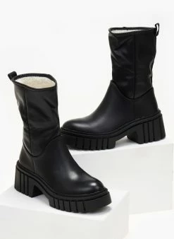 Φτηνός 👍 The Fashion Project Μποτάκια με Sheepskin επένδυση - Μαύρο 🔔 9 Φτηνός 👍 The Fashion Project Μποτάκια με Sheepskin επένδυση - Μαύρο 🔔 -Μποτάκια Κατάστημα mpotakia me sheepskin ependusi 105836 d5la