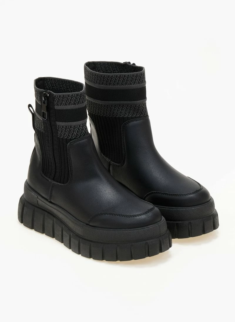 Κουπόνι 🤩 The Fashion Project Μποτάκια κάλτσα με διχρωμία - Μαύρο ⭐ 8 Κουπόνι 🤩 The Fashion Project Μποτάκια κάλτσα με διχρωμία - Μαύρο ⭐ - Image 6