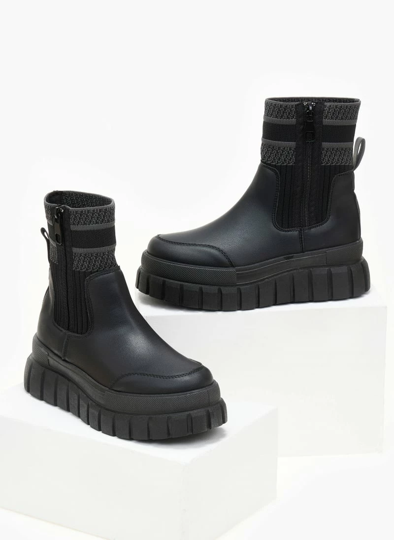 Κουπόνι 🤩 The Fashion Project Μποτάκια κάλτσα με διχρωμία - Μαύρο ⭐ 5 Κουπόνι 🤩 The Fashion Project Μποτάκια κάλτσα με διχρωμία - Μαύρο ⭐ - Image 3