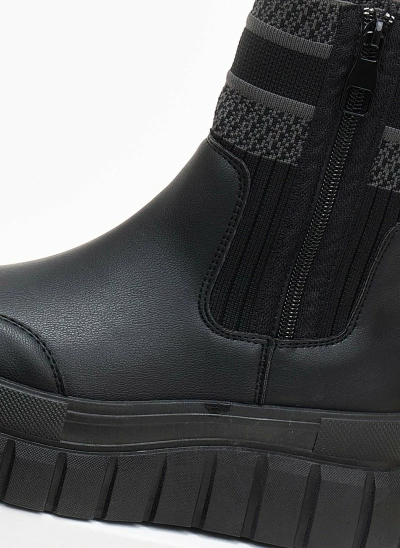 Κουπόνι 🤩 The Fashion Project Μποτάκια κάλτσα με διχρωμία - Μαύρο ⭐ 7 Κουπόνι 🤩 The Fashion Project Μποτάκια κάλτσα με διχρωμία - Μαύρο ⭐ - Image 5