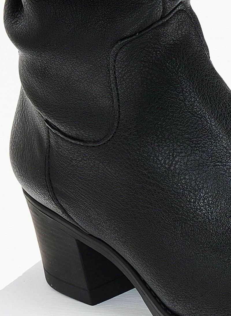 Το φθηνότερο ⭐ The Fashion Project Μποτάκια με σχέδιο σούρες - Μαύρο 🥰 6 Το φθηνότερο ⭐ The Fashion Project Μποτάκια με σχέδιο σούρες - Μαύρο 🥰 - Image 4