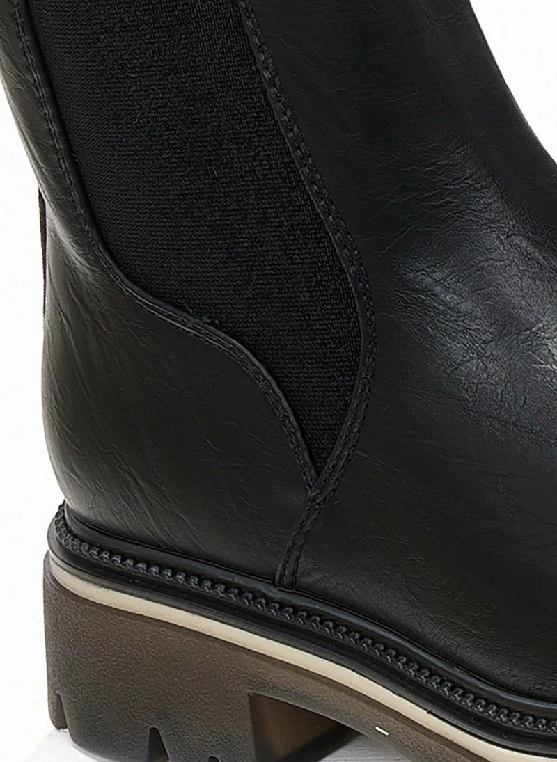 Ολοκαίνουργιο 😍 The Fashion Project Μποτάκια Chelsea με διχρωμία - Μαύρο 👏 5 Ολοκαίνουργιο 😍 The Fashion Project Μποτάκια Chelsea με διχρωμία - Μαύρο 👏 - Image 3