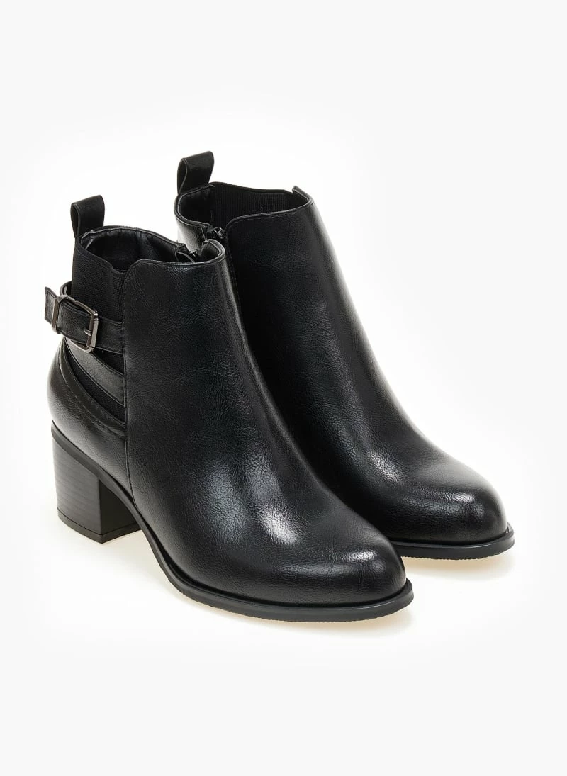 Εκπτωση 😉 The Fashion Project Μποτάκια αστραγάλου με ζωνάκι χιαστί - Μαύρο 👏 4 Εκπτωση 😉 The Fashion Project Μποτάκια αστραγάλου με ζωνάκι χιαστί - Μαύρο 👏 - Image 2