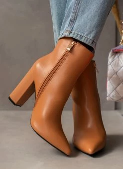 Best Pirce 🛒 The Fashion Project Μποτάκια μυτερά με κάθετη ραφή - Κάμελ 😀 15 Best Pirce 🛒 The Fashion Project Μποτάκια μυτερά με κάθετη ραφή - Κάμελ 😀 -Μποτάκια Κατάστημα mpotakia mutera me katheti rafi 105577 dv30