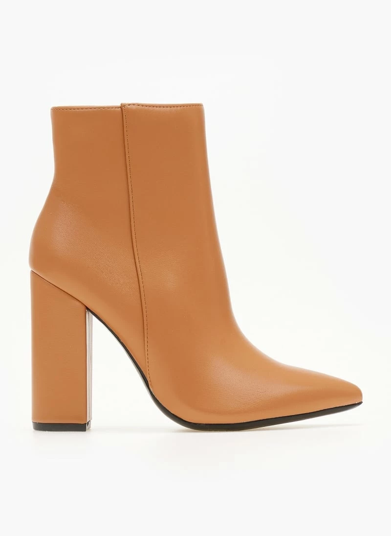 Best Pirce 🛒 The Fashion Project Μποτάκια μυτερά με κάθετη ραφή - Κάμελ 😀 4 Best Pirce 🛒 The Fashion Project Μποτάκια μυτερά με κάθετη ραφή - Κάμελ 😀 - Image 2