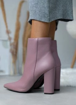 Εξοδος 👏 The Fashion Project Μποτάκια μυτερά με κάθετη ραφή - Σάπιο μήλο 😀 -Μποτάκια Κατάστημα mpotakia mutera me katheti rafi 105579 xbej