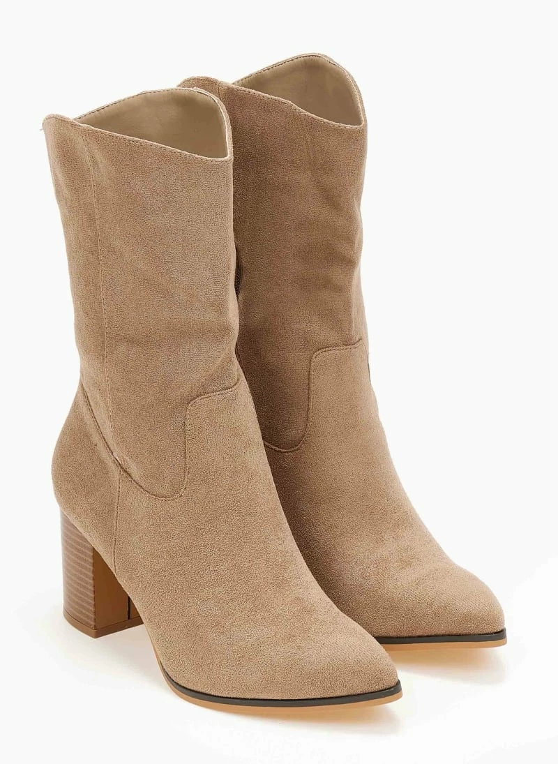 Η καλύτερη συμφωνία 👍 The Fashion Project Μποτάκια Suede με ξύλινο τακούνι - Πούρο 🥰 6 Η καλύτερη συμφωνία 👍 The Fashion Project Μποτάκια Suede με ξύλινο τακούνι - Πούρο 🥰 - Image 4