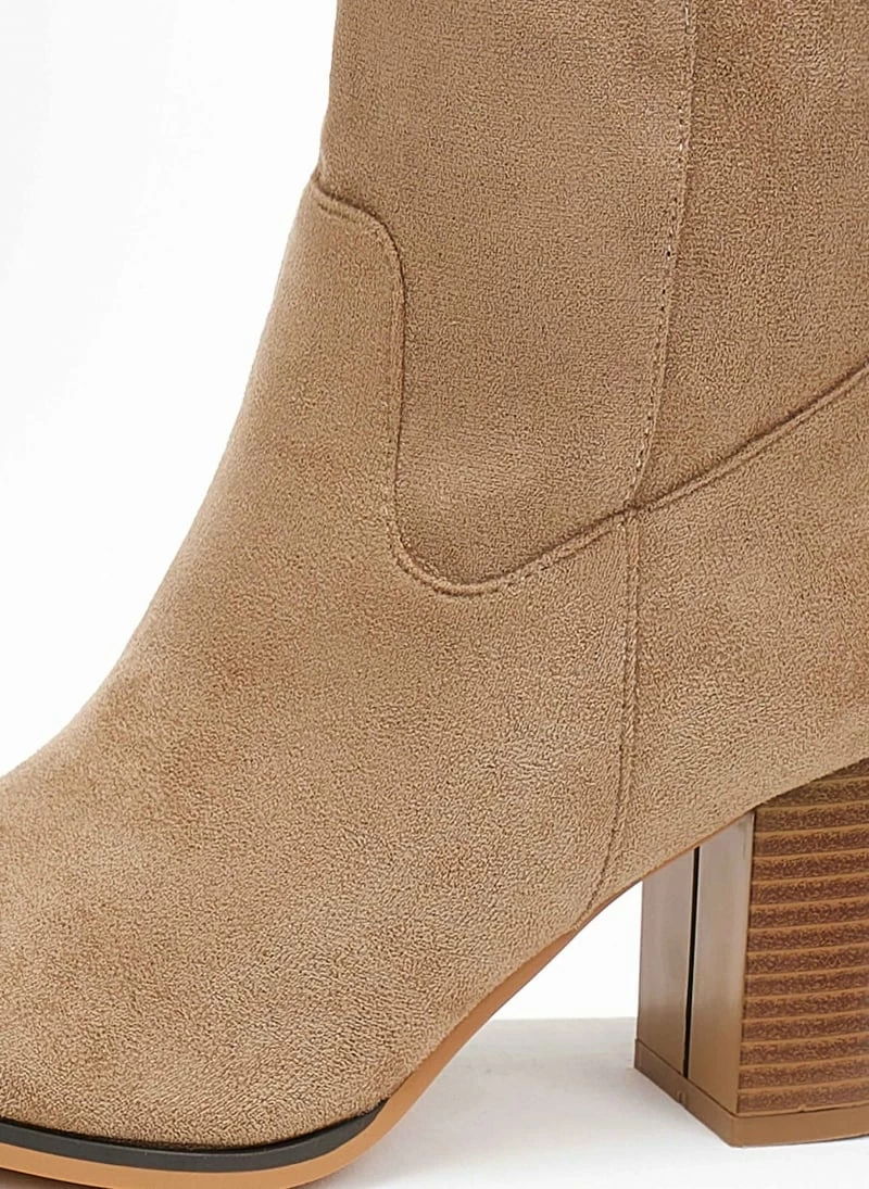 Η καλύτερη συμφωνία 👍 The Fashion Project Μποτάκια Suede με ξύλινο τακούνι - Πούρο 🥰 4 Η καλύτερη συμφωνία 👍 The Fashion Project Μποτάκια Suede με ξύλινο τακούνι - Πούρο 🥰 - Image 2