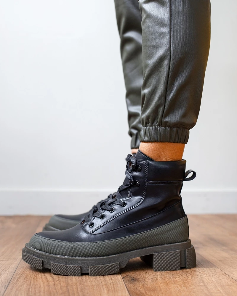 ΧΟΝΔΡΙΚΟ ΕΜΠΟΡΙΟ 🎉 The Fashion Project Αρβυλάκια με ιδιαίτερη σόλα - Χακί/Μαύρο ✨ 6 ΧΟΝΔΡΙΚΟ ΕΜΠΟΡΙΟ 🎉 The Fashion Project Αρβυλάκια με ιδιαίτερη σόλα - Χακί/Μαύρο ✨ - Image 4