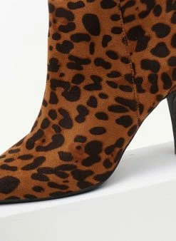 Εξοδος ✨ The Fashion Project Μποτάκια αστραγάλου Suede - Leopard 🎉 13 Εξοδος ✨ The Fashion Project Μποτάκια αστραγάλου Suede - Leopard 🎉 -Μποτάκια Κατάστημα mpotakia suede astragalou 106651 wclt