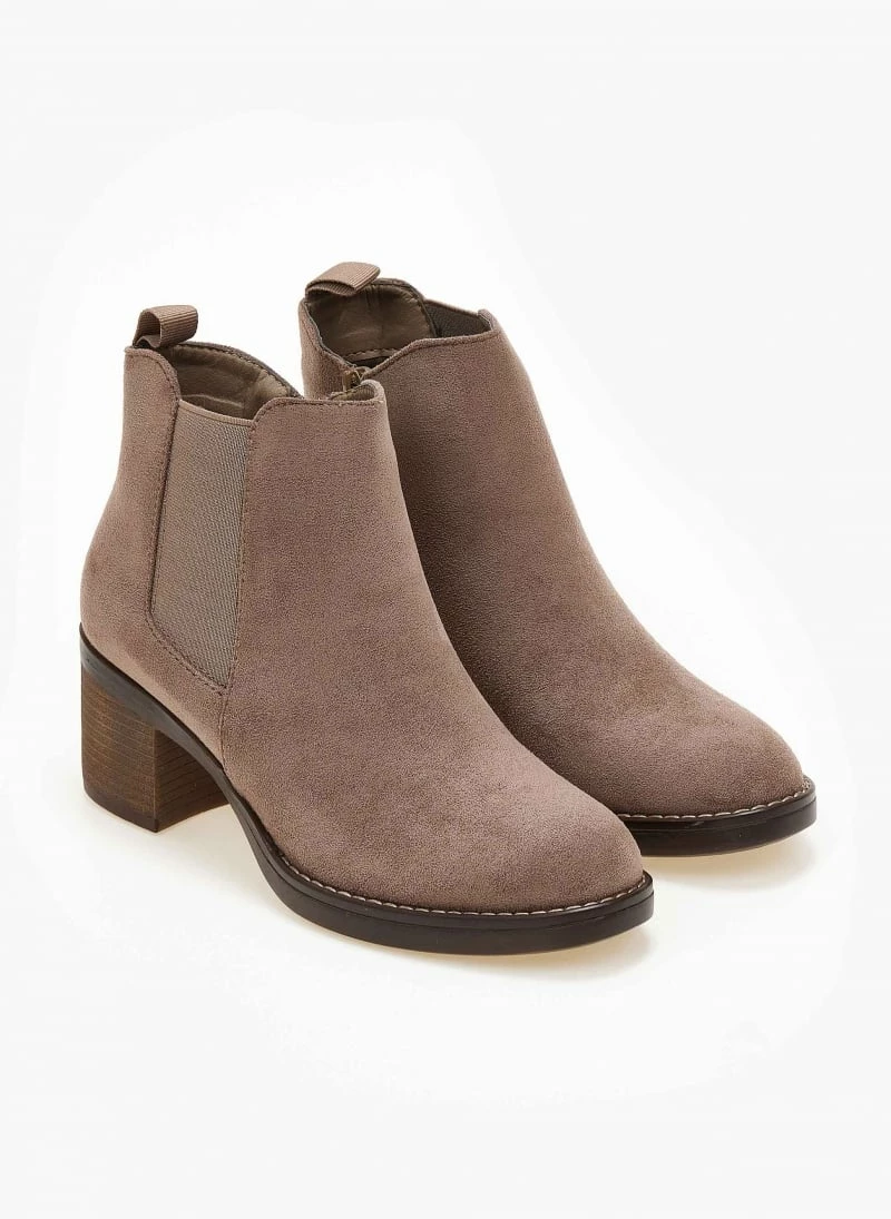 Ολοκαίνουργιο 👍 The Fashion Project Μποτάκια αστραγάλου Suede με λάστιχο - Πούρο ❤️ 8 Ολοκαίνουργιο 👍 The Fashion Project Μποτάκια αστραγάλου Suede με λάστιχο - Πούρο ❤️ - Image 6