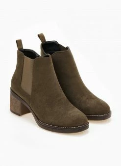 Εκπτωση 👍 The Fashion Project Μποτάκια αστραγάλου Suede με λάστιχο - Χακί 👍 12 Εκπτωση 👍 The Fashion Project Μποτάκια αστραγάλου Suede με λάστιχο - Χακί 👍 -Μποτάκια Κατάστημα mpotakia suede astragalou me lastixo 105737 6gmh