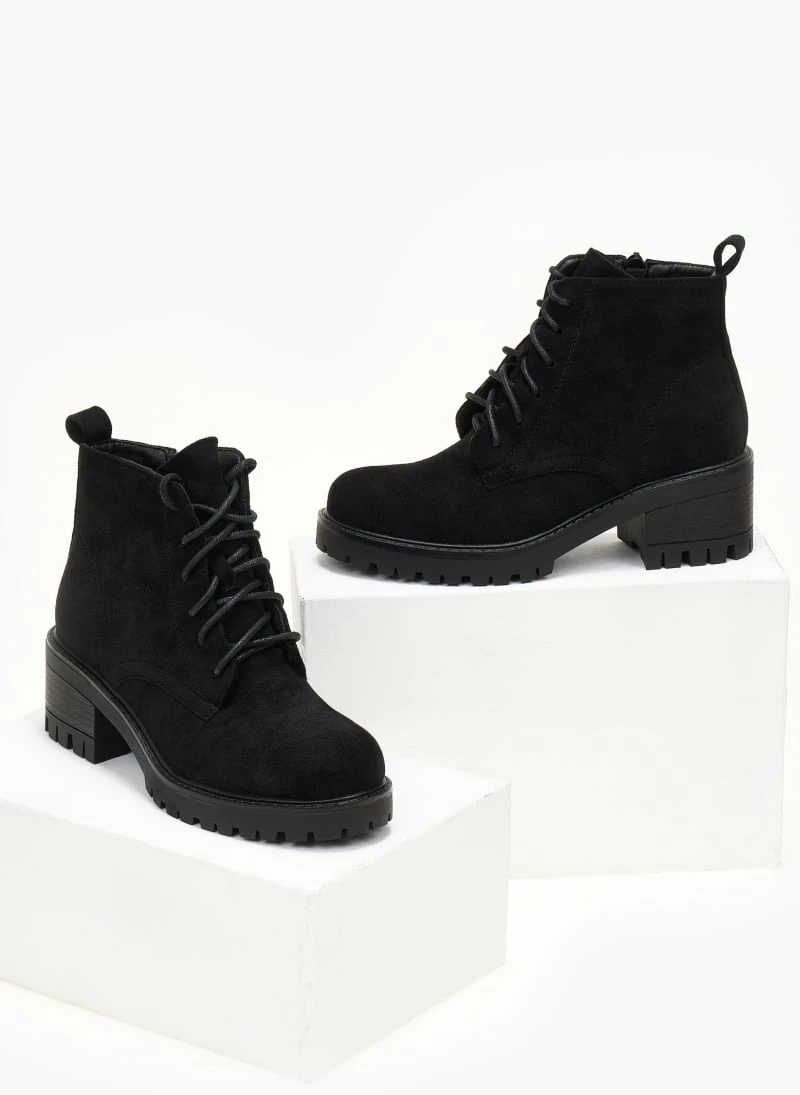 Εξοδος ⭐ The Fashion Project Αρβυλάκια με κορδόνια - Μαύρο 🎁 5 Εξοδος ⭐ The Fashion Project Αρβυλάκια με κορδόνια - Μαύρο 🎁 - Image 3