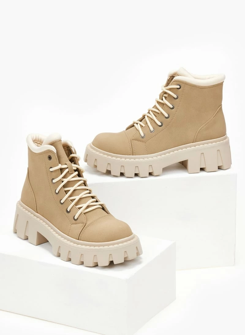 Προϋπολογισμός 👍 The Fashion Project Αρβυλάκια Suede με Chunky σόλα - Πούρο 🎁 7 Προϋπολογισμός 👍 The Fashion Project Αρβυλάκια Suede με Chunky σόλα - Πούρο 🎁 - Image 5