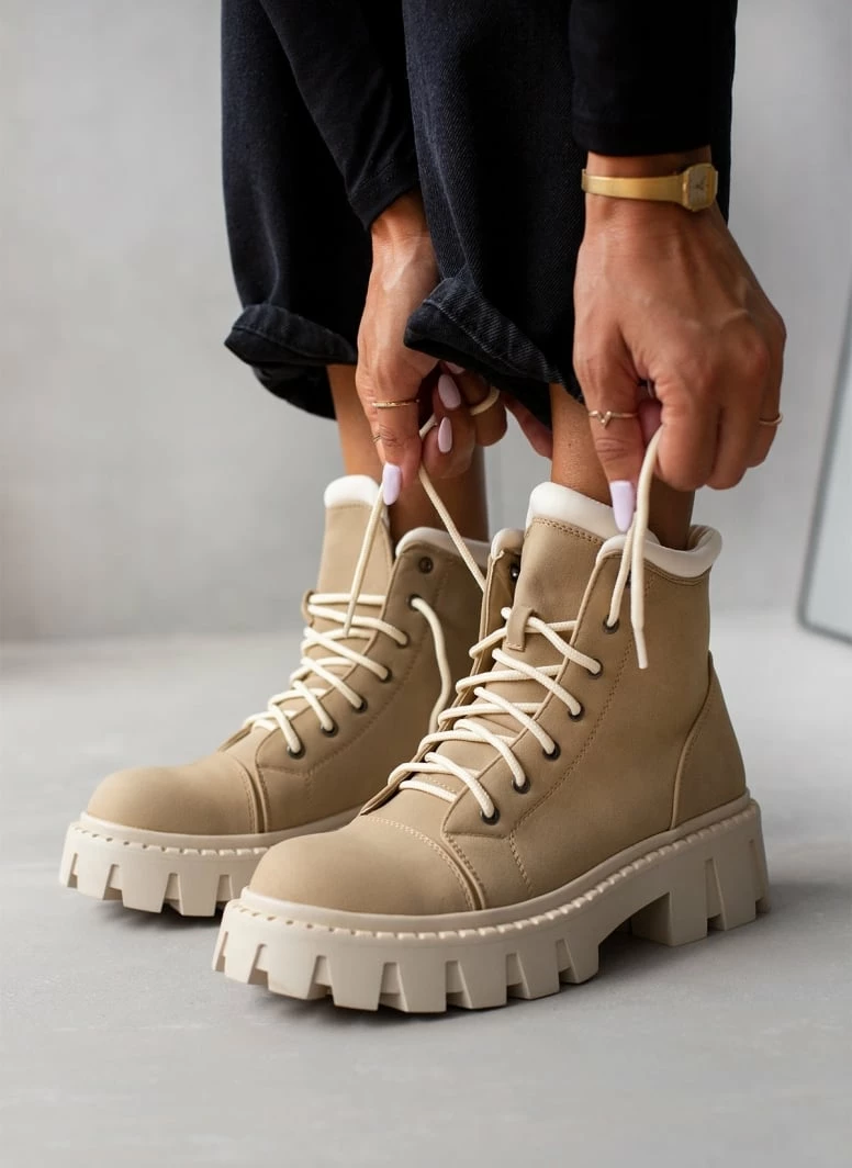 Προϋπολογισμός 👍 The Fashion Project Αρβυλάκια Suede με Chunky σόλα - Πούρο 🎁 3 Προϋπολογισμός 👍 The Fashion Project Αρβυλάκια Suede με Chunky σόλα - Πούρο 🎁