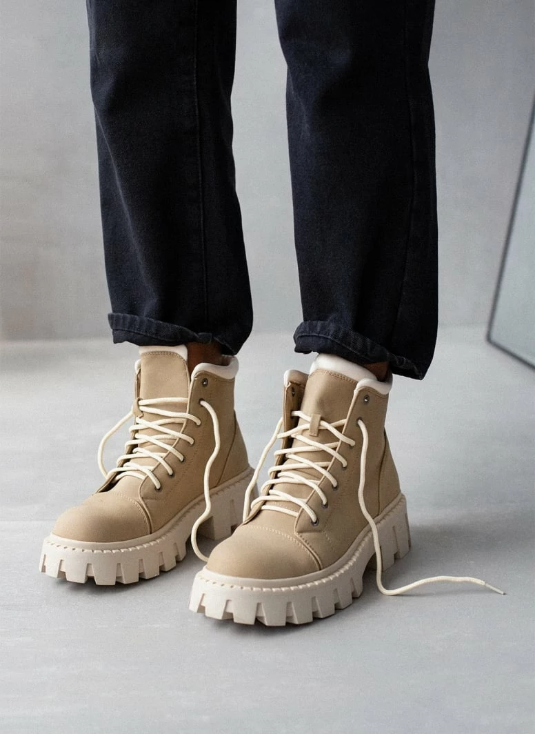 Προϋπολογισμός 👍 The Fashion Project Αρβυλάκια Suede με Chunky σόλα - Πούρο 🎁 6 Προϋπολογισμός 👍 The Fashion Project Αρβυλάκια Suede με Chunky σόλα - Πούρο 🎁 - Image 4