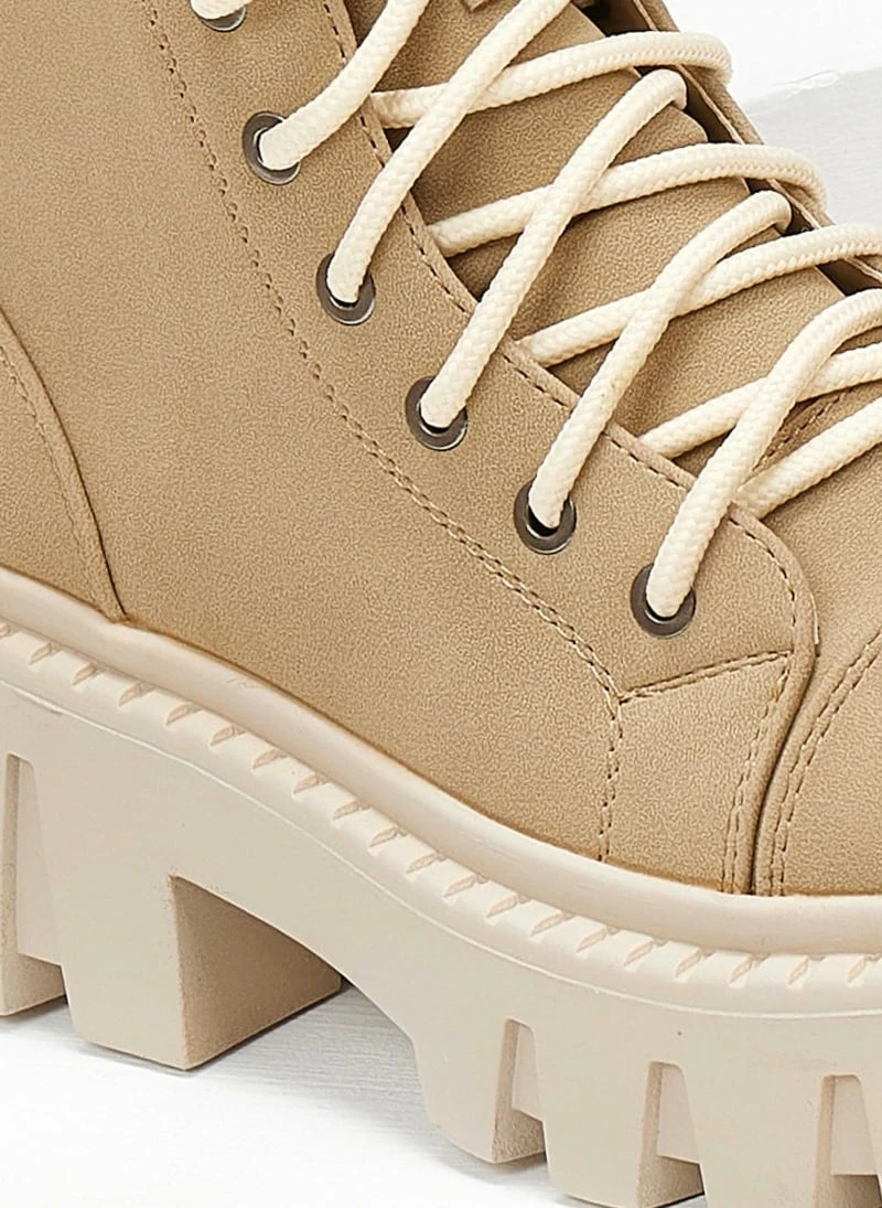 Προϋπολογισμός 👍 The Fashion Project Αρβυλάκια Suede με Chunky σόλα - Πούρο 🎁 5 Προϋπολογισμός 👍 The Fashion Project Αρβυλάκια Suede με Chunky σόλα - Πούρο 🎁 - Image 3