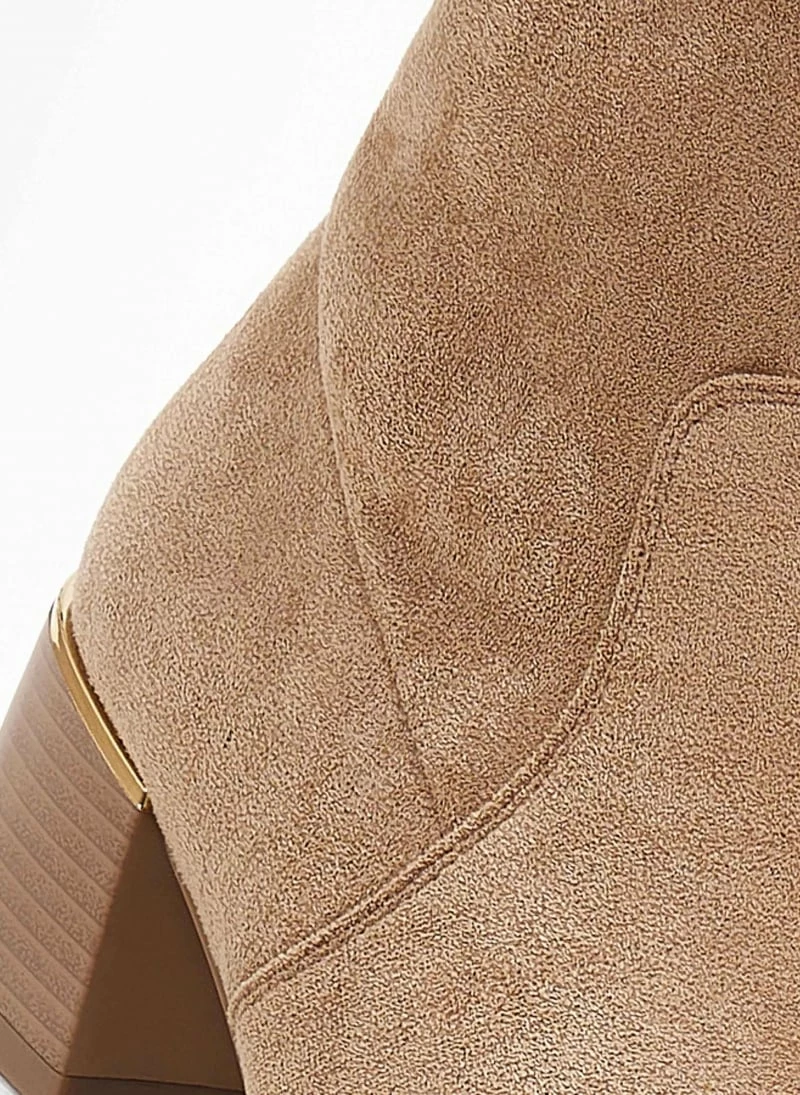 Προώθηση 🧨 The Fashion Project Μποτάκια Suede με ελαστική γάμπα - Πούρο 😉 7 Προώθηση 🧨 The Fashion Project Μποτάκια Suede με ελαστική γάμπα - Πούρο 😉 - Image 5