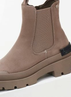 Κουπόνι 😀 Xti Footwear Μποτάκια Chelsea με λάστιχο Xti 140570 - Τάουπε 🔔 -Μποτάκια Κατάστημα mpotakia suede me lastixo xti 140570 106394 lvhh