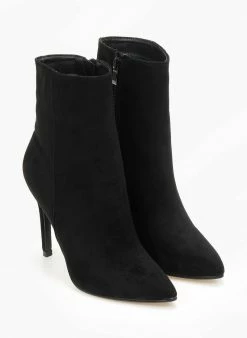 Φτηνός 😀 The Fashion Project Μποτάκια Suede με λεπτό τακούνι - Μαύρο 🔔 10 Φτηνός 😀 The Fashion Project Μποτάκια Suede με λεπτό τακούνι - Μαύρο 🔔 -Μποτάκια Κατάστημα mpotakia suede me lepto takouni 106916 1v8h