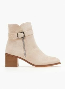 Best Pirce ✨ The Fashion Project Μποτάκια Suede με μεταλλικό φερμουάρ - Μπεζ ⌛ 13 Best Pirce ✨ The Fashion Project Μποτάκια Suede με μεταλλικό φερμουάρ - Μπεζ ⌛ -Μποτάκια Κατάστημα mpotakia suede me metalliko fermouar 107058 a800