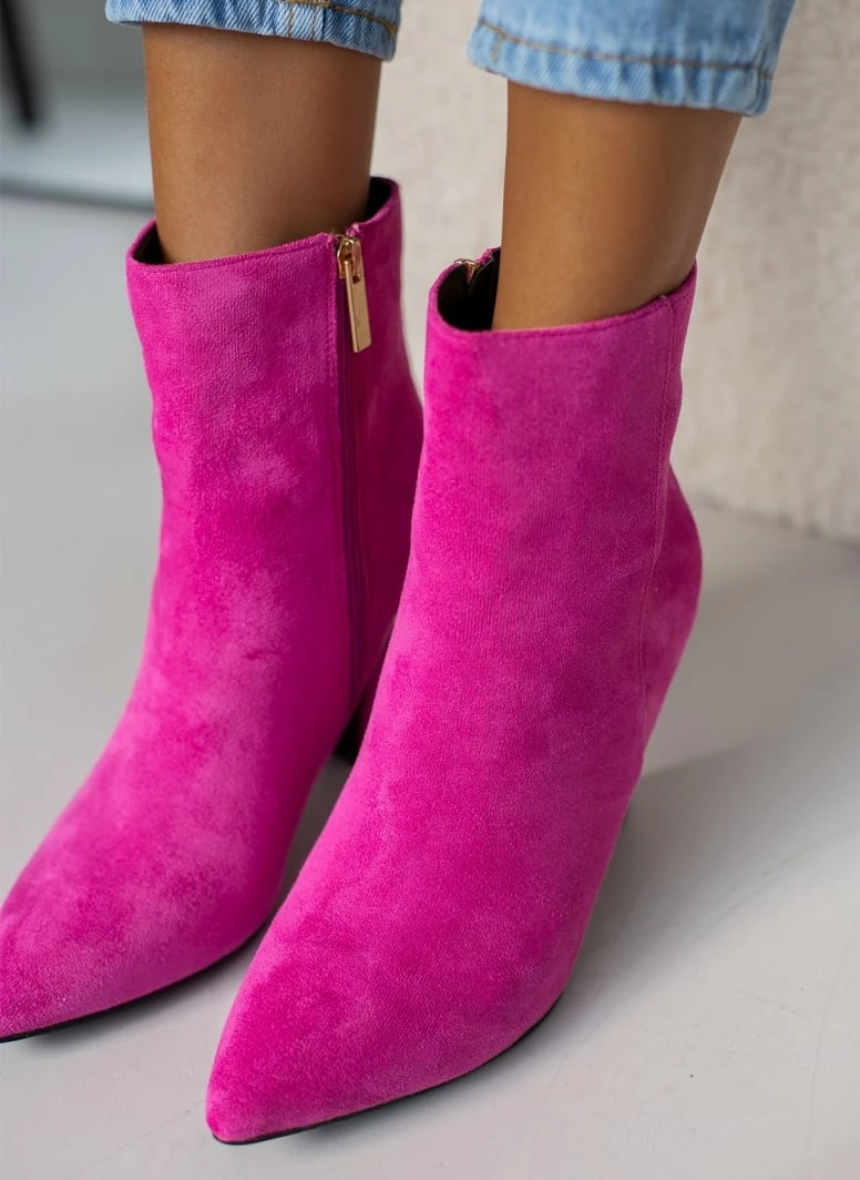 Κουπόνι ✨ The Fashion Project Μποτάκια Suede με τακούνι καμπάνα - Φούξια ⭐ 9 Κουπόνι ✨ The Fashion Project Μποτάκια Suede με τακούνι καμπάνα - Φούξια ⭐ - Image 7