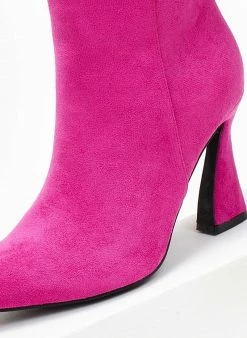Κουπόνι ✨ The Fashion Project Μποτάκια Suede με τακούνι καμπάνα - Φούξια ⭐ 14 Κουπόνι ✨ The Fashion Project Μποτάκια Suede με τακούνι καμπάνα - Φούξια ⭐ -Μποτάκια Κατάστημα mpotakia suede me takouni kampana 107165 bdc3