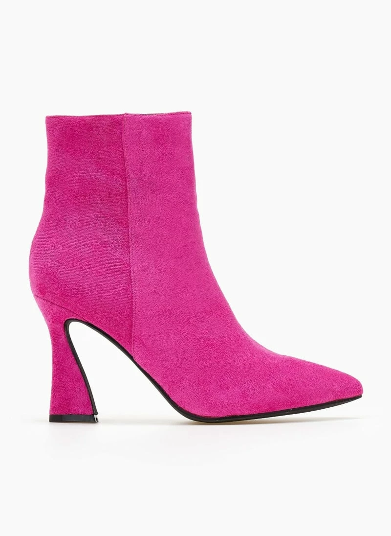 Κουπόνι ✨ The Fashion Project Μποτάκια Suede με τακούνι καμπάνα - Φούξια ⭐ 4 Κουπόνι ✨ The Fashion Project Μποτάκια Suede με τακούνι καμπάνα - Φούξια ⭐ - Image 2