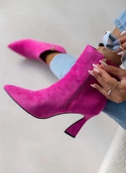 Κουπόνι ✨ The Fashion Project Μποτάκια Suede με τακούνι καμπάνα - Φούξια ⭐ 12 Κουπόνι ✨ The Fashion Project Μποτάκια Suede με τακούνι καμπάνα - Φούξια ⭐ -Μποτάκια Κατάστημα mpotakia suede me takouni kampana 107165 jc7r