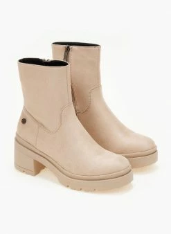 Ολοκαίνουργιο 🤩 Xti Footwear Μποτάκια Suede Xti 140580 - Μπεζ ✨ -Μποτάκια Κατάστημα mpotakia suede xti 140580 105633 vcn9