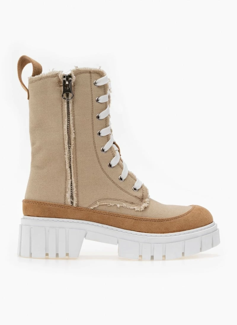 Τοπ 10 🔔 The Fashion Project Αρβυλάκια τζιν με ξέφτια στις ραφές - Μπεζ 🔔 3 Τοπ 10 🔔 The Fashion Project Αρβυλάκια τζιν με ξέφτια στις ραφές - Μπεζ 🔔