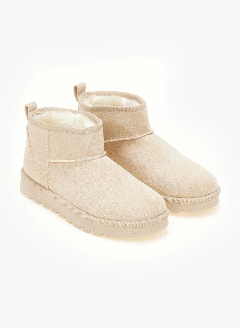 Κουπόνι 🌟 The Fashion Project Μποτάκια με γούνα - Μπεζ 🥰 6 Κουπόνι 🌟 The Fashion Project Μποτάκια με γούνα - Μπεζ 🥰 - Image 4