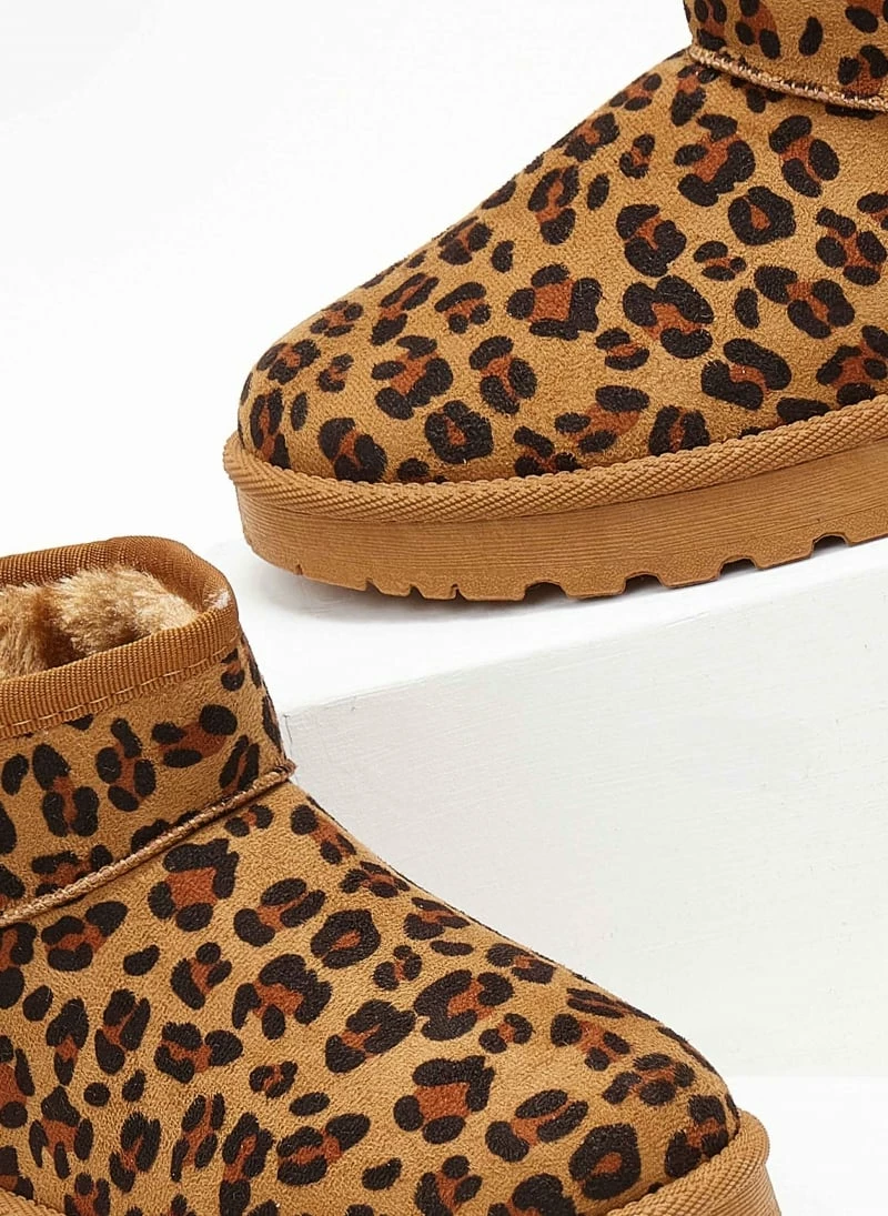 Εκπτωση 🤩 The Fashion Project Μποτάκια με γούνα - Κάμελ 🌟 5 Εκπτωση 🤩 The Fashion Project Μποτάκια με γούνα - Κάμελ 🌟 - Image 3