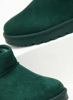 Προώθηση ⭐ The Fashion Project Μποτάκια με γούνα - Κυπαρισσί 🧨 -Μποτάκια Κατάστημα mpotakia xamila apres ski 107205 zebu