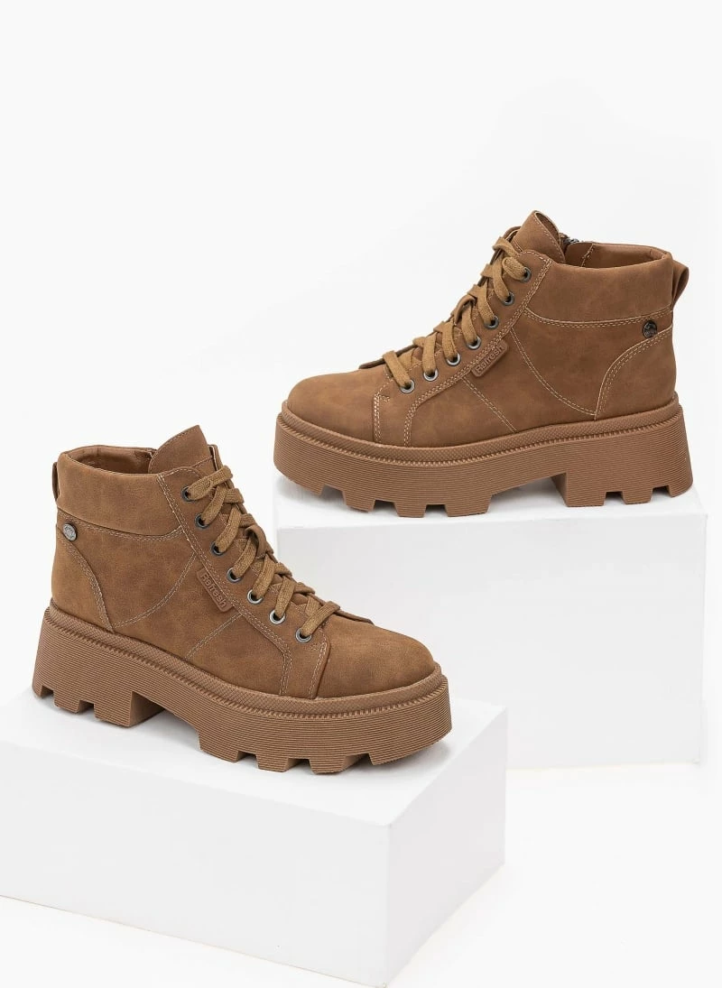 Προώθηση 🎉 Μποτάκια αστραγάλου με κορδόνια Refresh 76749 - Κάμελ 🤩 5 Προώθηση 🎉 Μποτάκια αστραγάλου με κορδόνια Refresh 76749 - Κάμελ 🤩 - Image 3