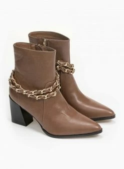 Καλύτερη πώληση ⌛ The Fashion Project Μποτάκια με αλυσίδες στα λουράκια - Πούρο 🌟 8 Καλύτερη πώληση ⌛ The Fashion Project Μποτάκια με αλυσίδες στα λουράκια - Πούρο 🌟 -Μποτάκια Κατάστημα mutera mpotakia me alusides sta lourakia 95492 k01l