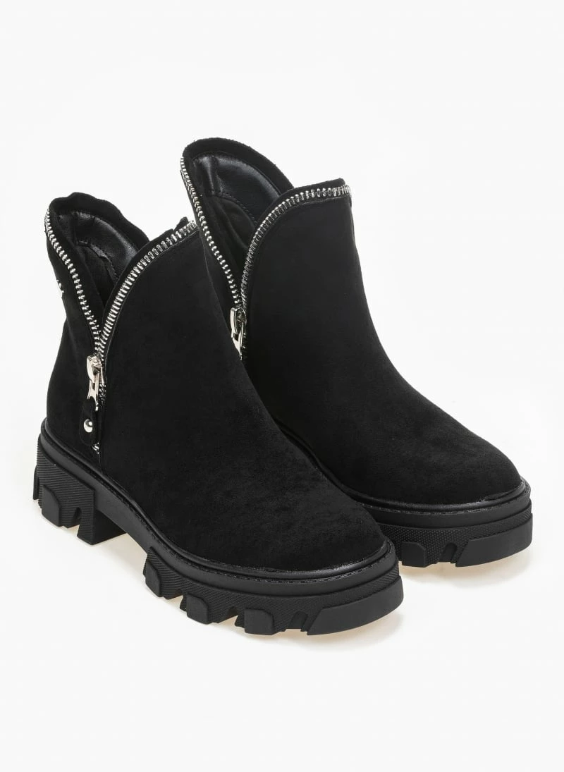 Καλύτερη πώληση 🔥 The Fashion Project Μποτάκια αστραγάλου με έντονα φερμουάρ - Μαύρο 🧨 7 Καλύτερη πώληση 🔥 The Fashion Project Μποτάκια αστραγάλου με έντονα φερμουάρ - Μαύρο 🧨 - Image 5