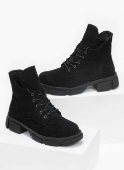 Προϋπολογισμός 🛒 The Fashion Project Αρβυλάκια Suede με άνισο τελείωμα - Μαύρο 👏 8 Προϋπολογισμός 🛒 The Fashion Project Αρβυλάκια Suede με άνισο τελείωμα - Μαύρο 👏 -Μποτάκια Κατάστημα suede mpotakia astragalou me aniso teleiwma 95712 eeuc