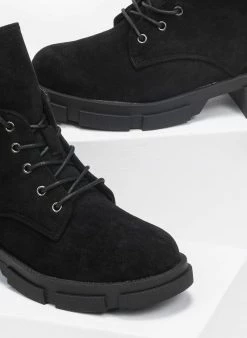 Προϋπολογισμός 🛒 The Fashion Project Αρβυλάκια Suede με άνισο τελείωμα - Μαύρο 👏 7 Προϋπολογισμός 🛒 The Fashion Project Αρβυλάκια Suede με άνισο τελείωμα - Μαύρο 👏 -Μποτάκια Κατάστημα suede mpotakia astragalou me aniso teleiwma 95712 oktv