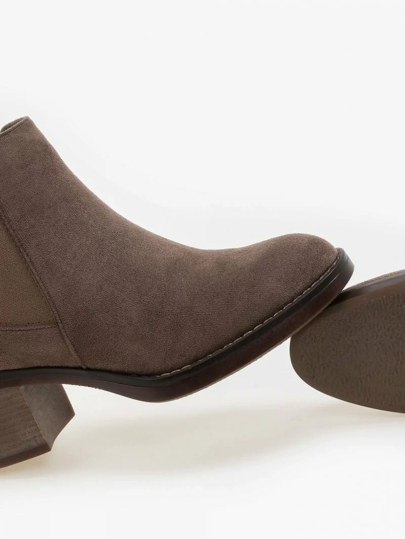 ΧΟΝΔΡΙΚΟ ΕΜΠΟΡΙΟ 🥰 The Fashion Project Μποτάκια αστραγάλου Suede - Πούρο ⭐ 6 ΧΟΝΔΡΙΚΟ ΕΜΠΟΡΙΟ 🥰 The Fashion Project Μποτάκια αστραγάλου Suede - Πούρο ⭐ - Image 4