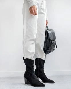 Συμφωνίες 💯 The Fashion Project Μποτάκια Cowboy μυτερά - Μαύρο ❤️ -Μποτάκια Κατάστημα western mutera mpotinia 96143 e7ku